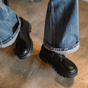 Moc Toe Leather Shoes-streetwear-techwear