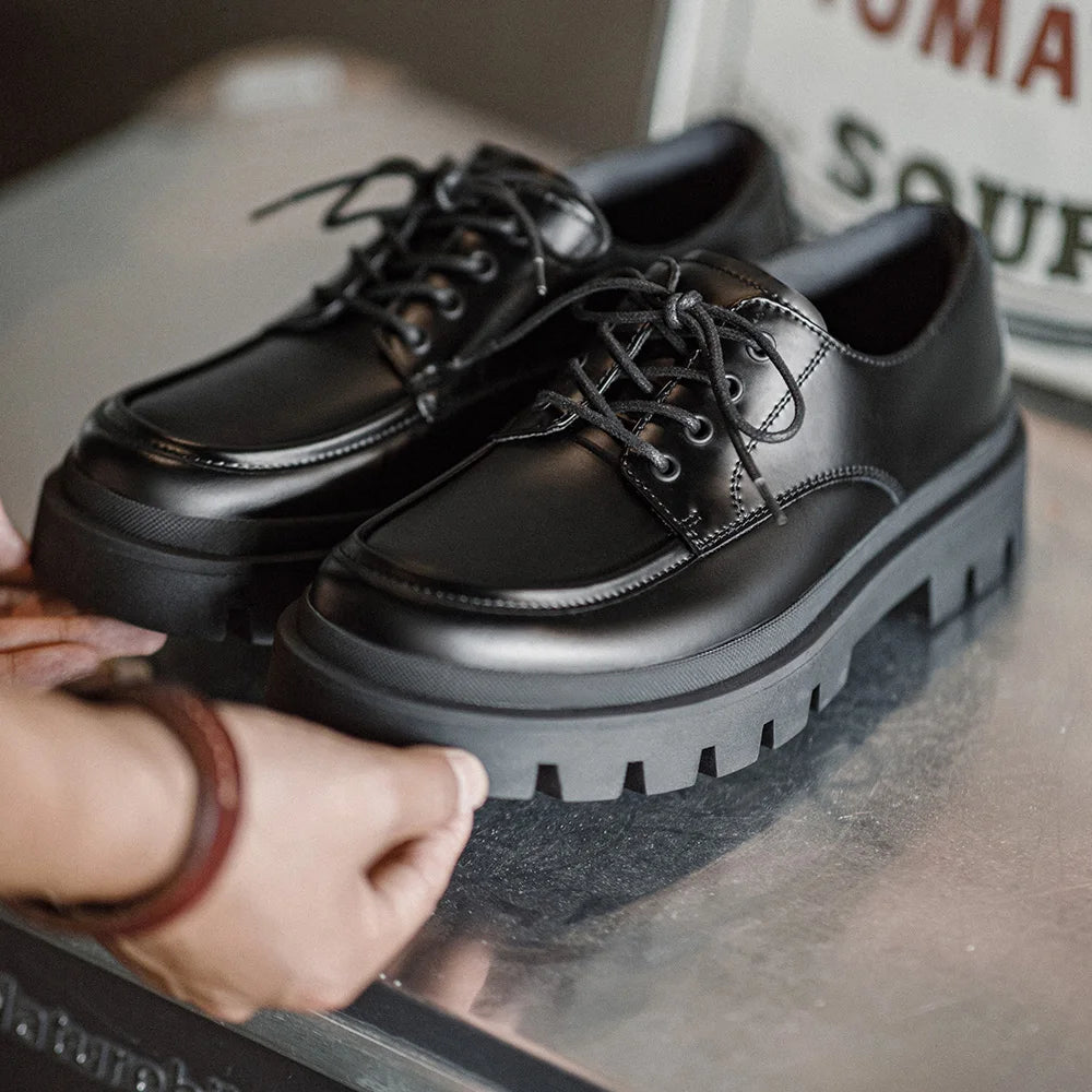 Moc Toe Leather Shoes-streetwear-techwear