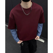 Mock Layer Shirt/T-Shirt-streetwear-techwear
