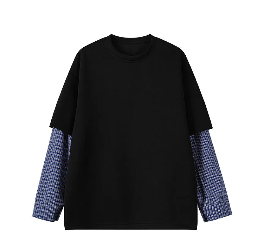 Mock Layer Shirt/T-Shirt-streetwear-techwear