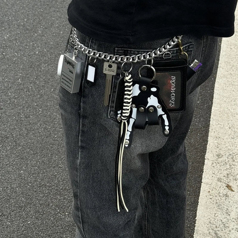 Multi Item Belt Chain Set-streetwear-techwear