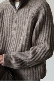 Nordic Rib Half Zip Sweater-streetwear-techwear