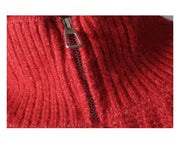 Nordic Rib Half Zip Sweater-streetwear-techwear