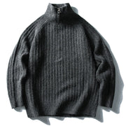 Nordic Rib Half Zip Sweater-streetwear-techwear