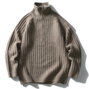 Nordic Rib Half Zip Sweater-streetwear-techwear