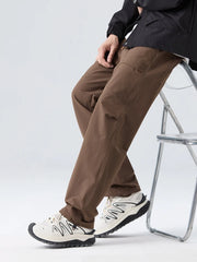 Nylon Straight Leg Cargo Pants-streetwear-techwear