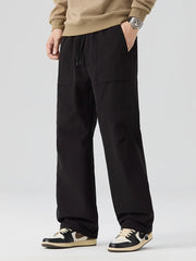 Nylon Straight Leg Cargo Pants-streetwear-techwear