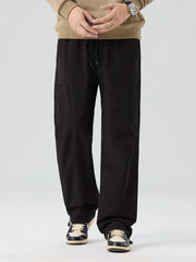 Nylon Straight Leg Cargo Pants-streetwear-techwear