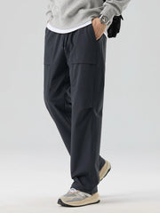 Nylon Straight Leg Cargo Pants-streetwear-techwear