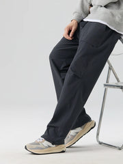 Nylon Straight Leg Cargo Pants-streetwear-techwear