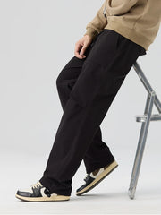 Nylon Straight Leg Cargo Pants-streetwear-techwear