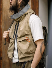 Outdoor Nylon Gilet Vest-streetwear-techwear