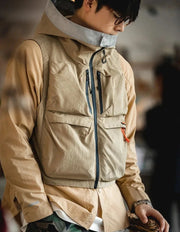 Outdoor Nylon Gilet Vest-streetwear-techwear