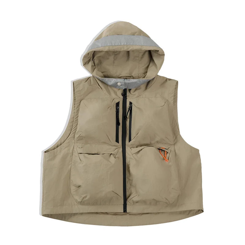 Outdoor Nylon Gilet Vest-streetwear-techwear