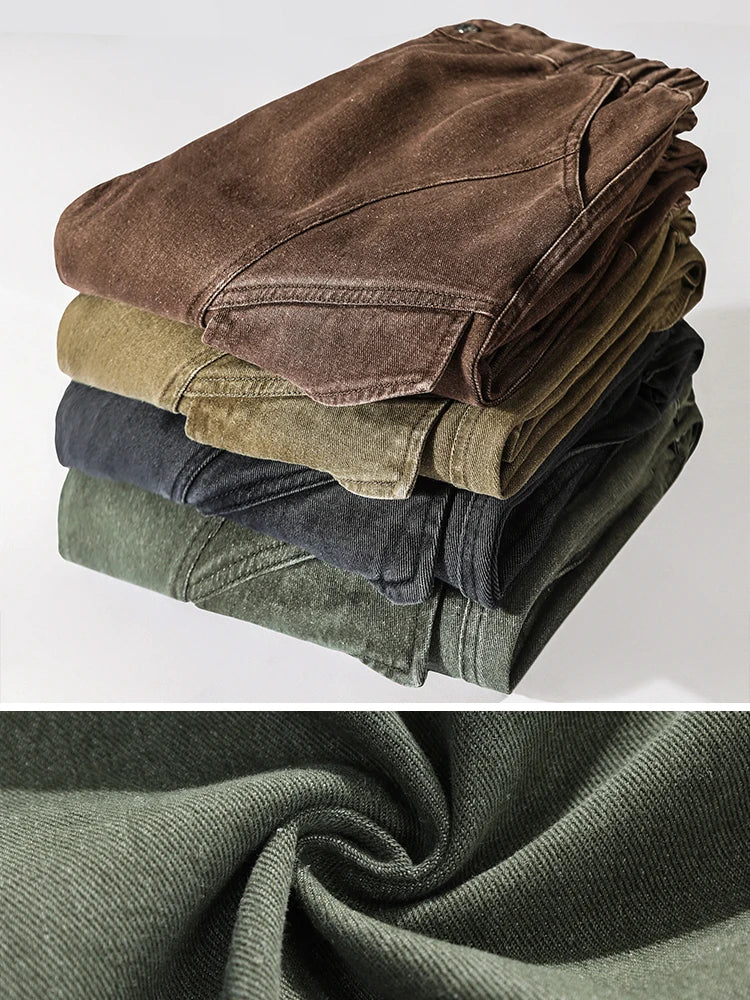 Oversized Parachute Cargo Jeans-streetwear-techwear