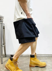 Oversized Pocket Cargo Shorts-streetwear-techwear