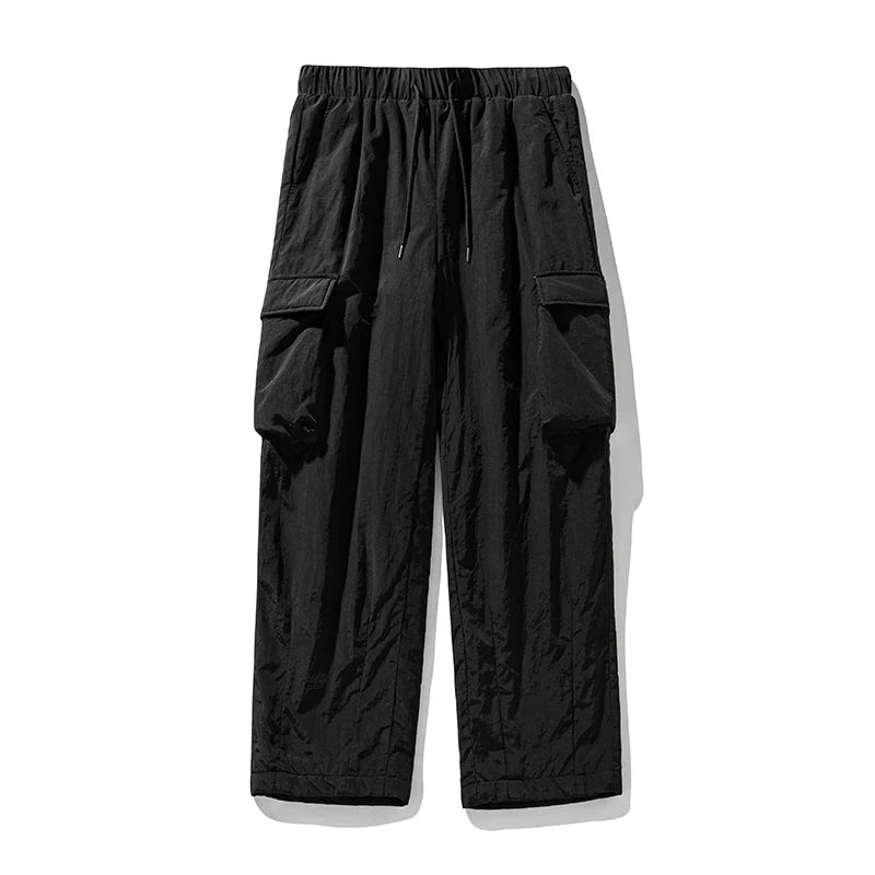Padded Winter Cargo Pants-streetwear-techwear