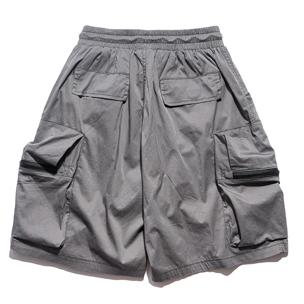 Parachute Cargo Shorts-streetwear-techwear