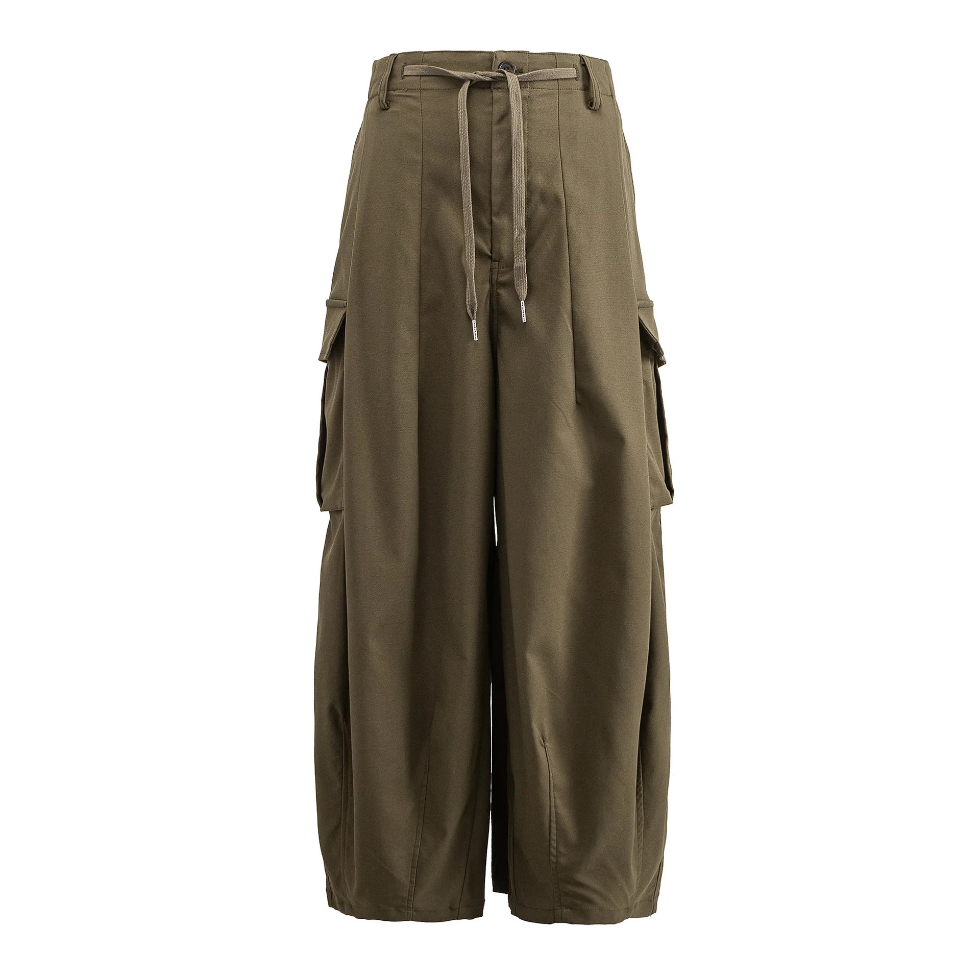 Parachute Wide Cargo Pants-streetwear-techwear