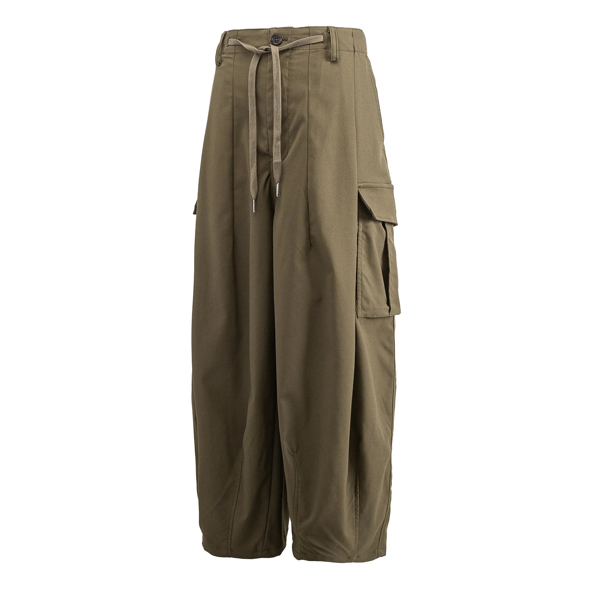 Parachute Wide Cargo Pants-streetwear-techwear