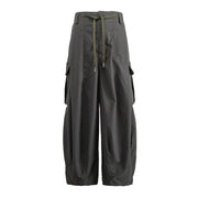 Parachute Wide Cargo Pants-streetwear-techwear