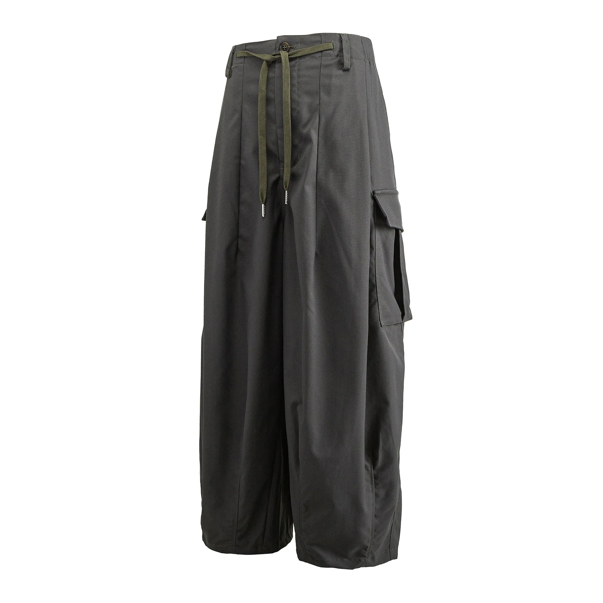 Parachute Wide Cargo Pants-streetwear-techwear
