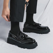 Patent Tassel Loafers-streetwear-techwear