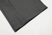 Pleated Arc Leg Suit Pants-streetwear-techwear