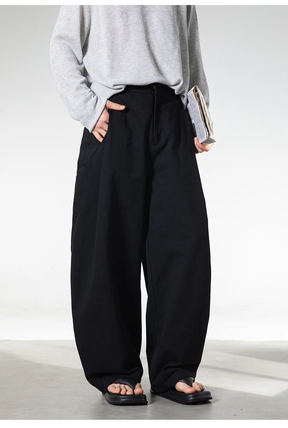 Pleated Wide Leg Trousers | Baggy Pants & Jeans | Streetwear at