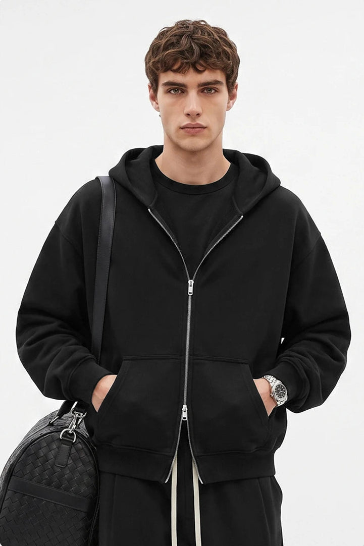 Premium Double Zip Hoodie