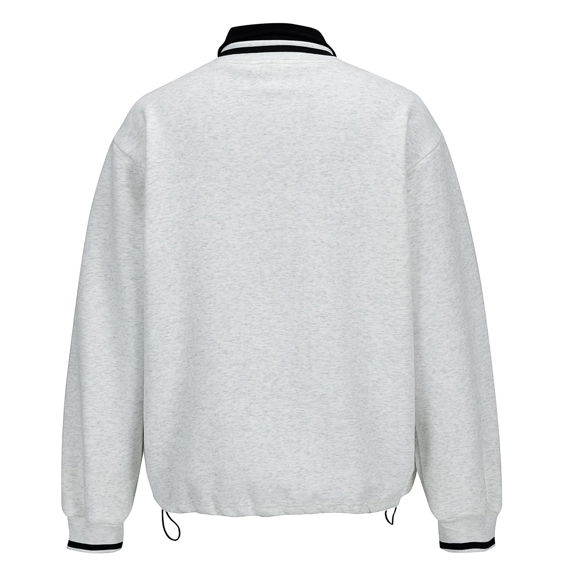 Preppy Collared Sweatshirt-streetwear-techwear