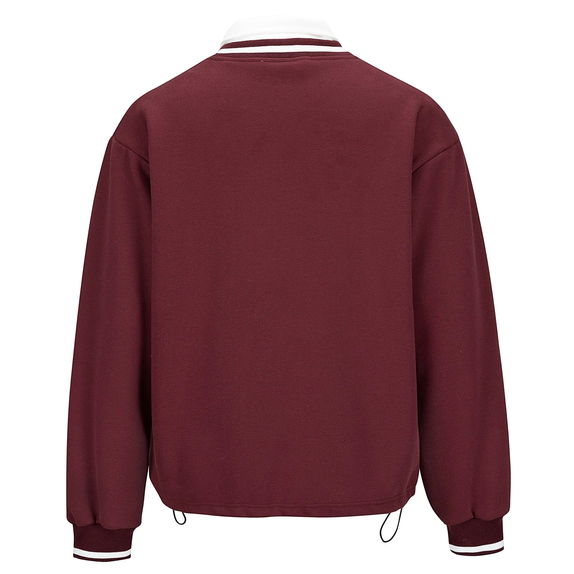 Preppy Collared Sweatshirt-streetwear-techwear