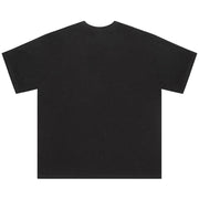 'Rage' Leather Applique T-Shirt-streetwear-techwear