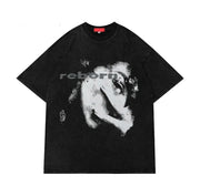 'Reborn' Acid Wash Graphic T-Shirt-streetwear-techwear