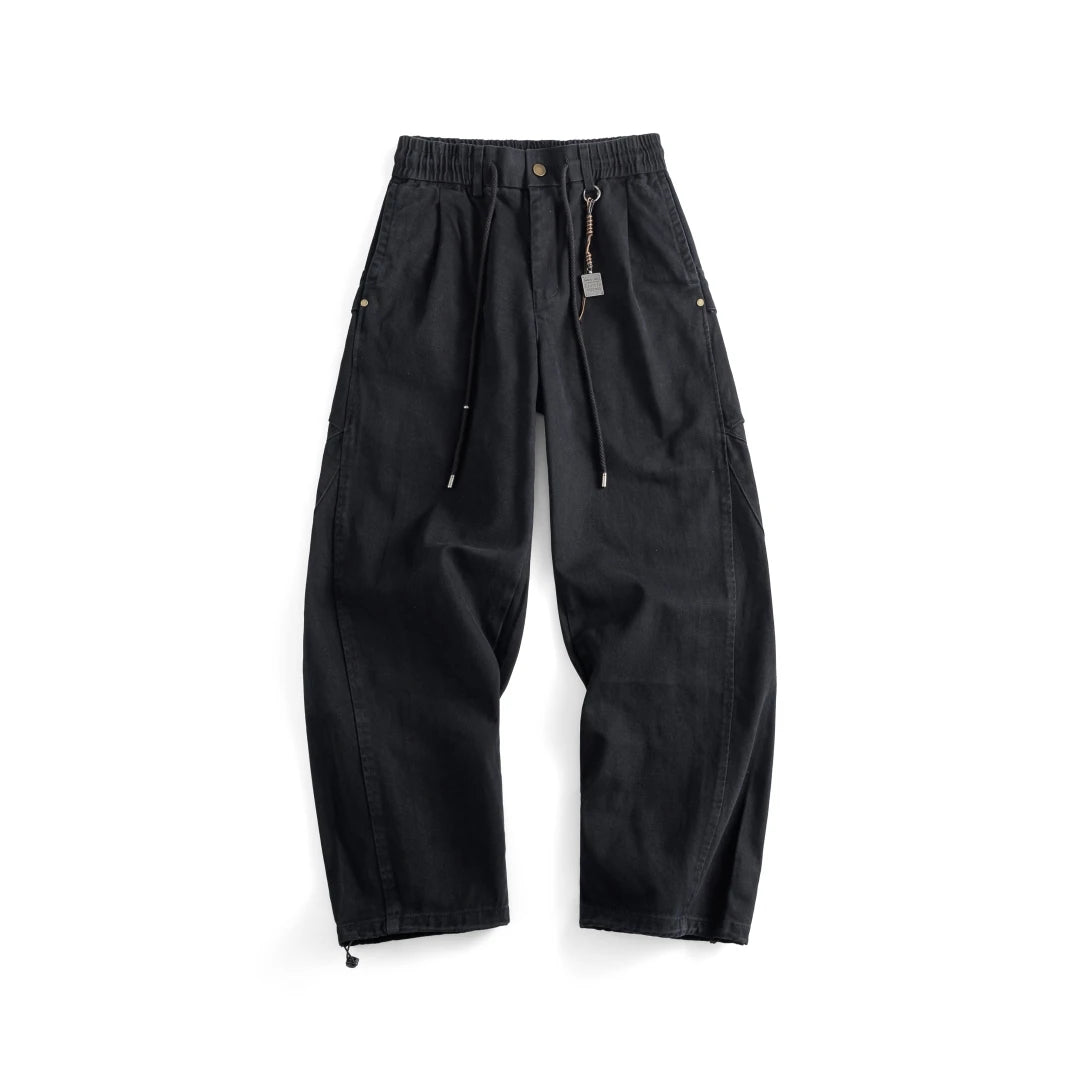 Relaxed Arc Leg Workwear Trousers