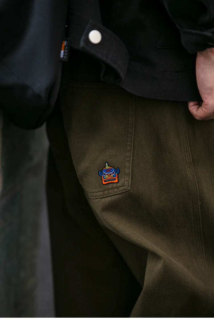 Relaxed Workwear Taper Pants-streetwear-techwear