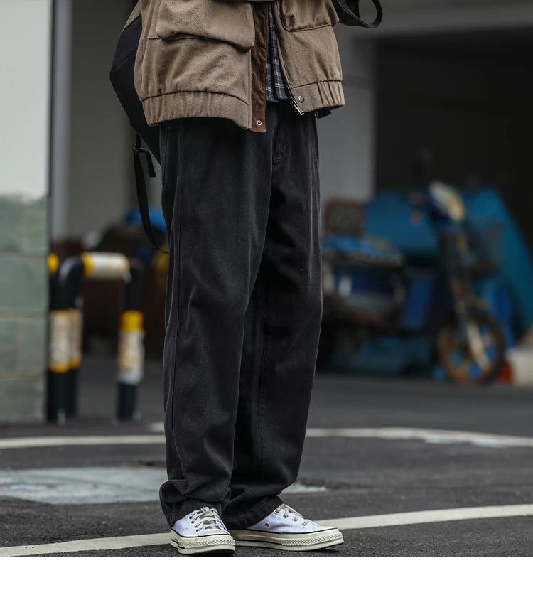 Relaxed Workwear Taper Pants-streetwear-techwear