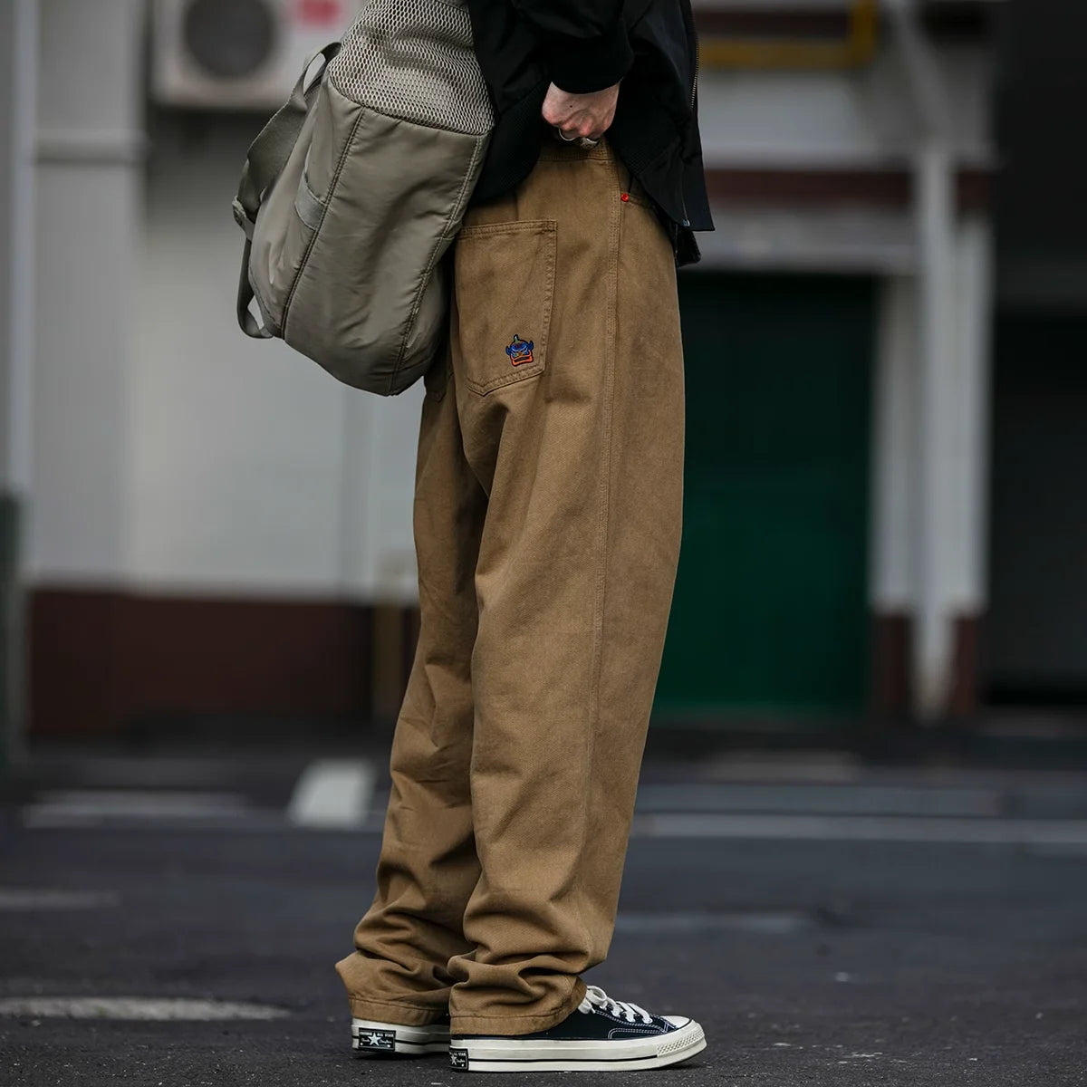 Relaxed Workwear Taper Pants-streetwear-techwear