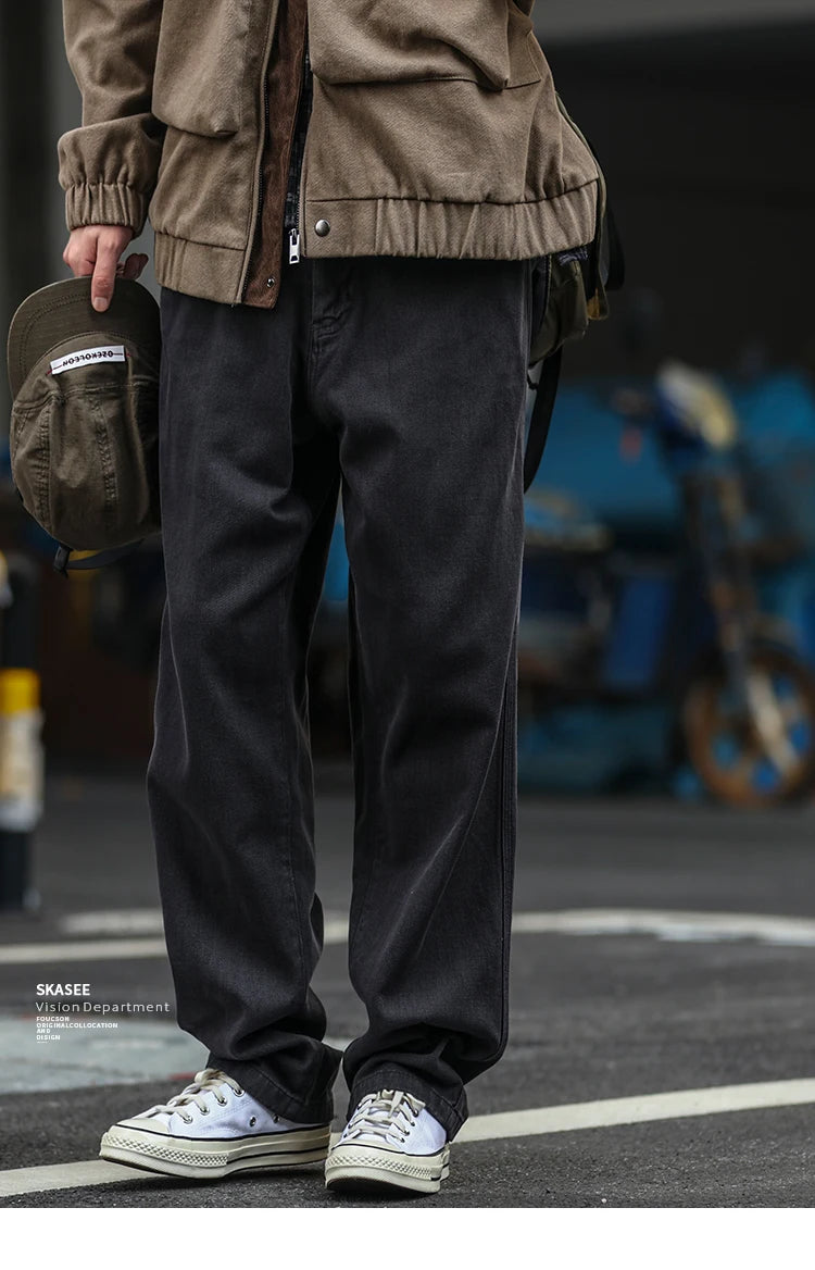 Relaxed Workwear Taper Pants-streetwear-techwear
