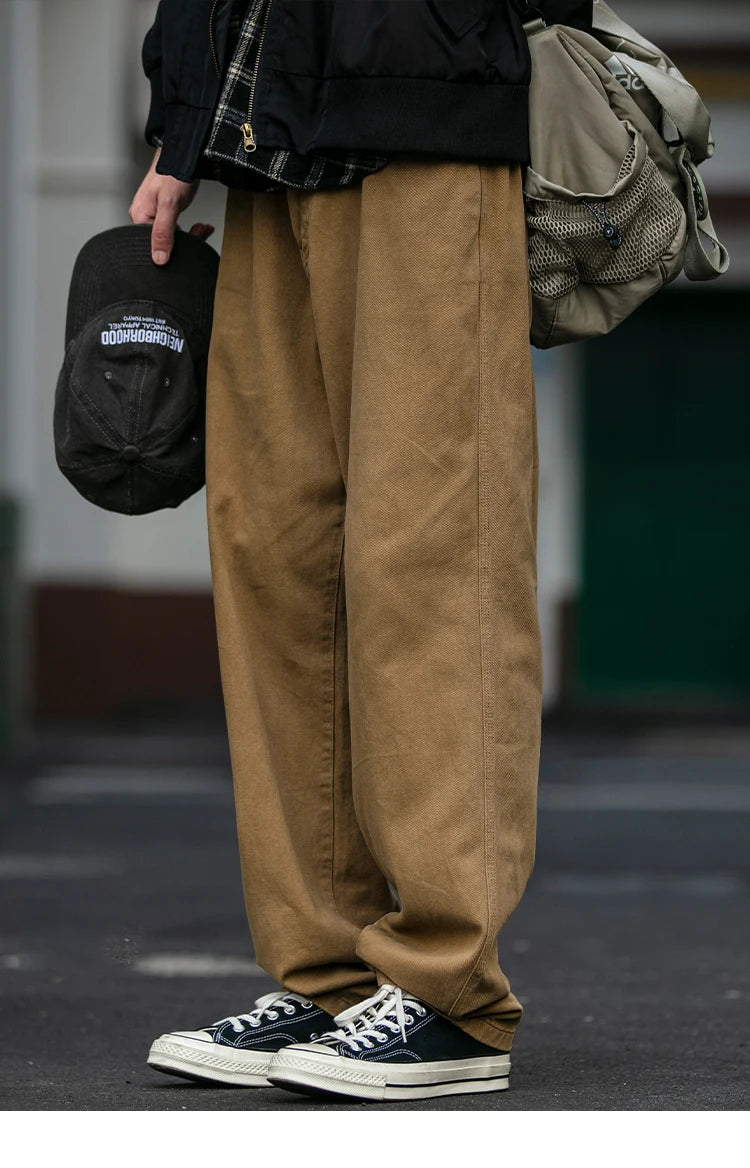 Relaxed Workwear Taper Pants-streetwear-techwear