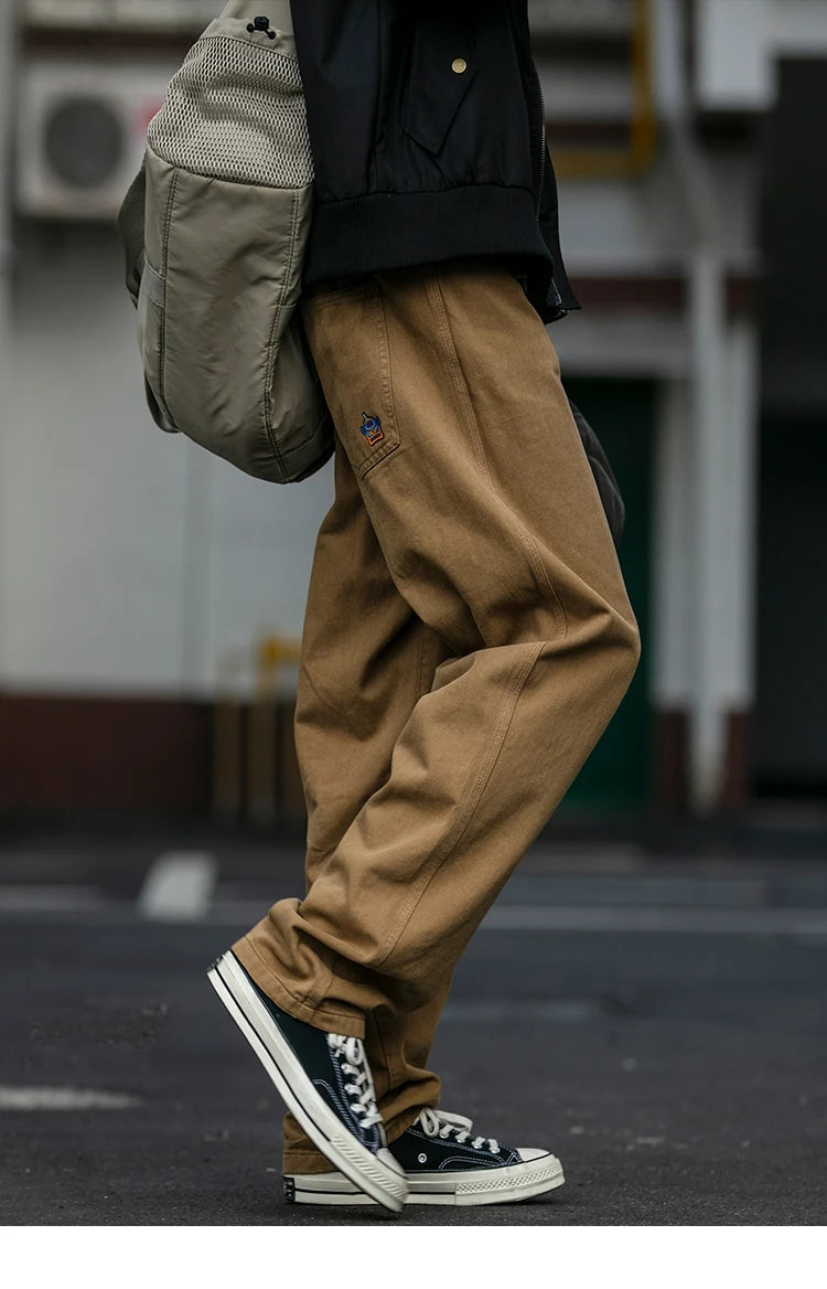Relaxed Workwear Taper Pants-streetwear-techwear