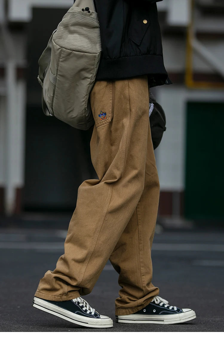 Relaxed Workwear Taper Pants-streetwear-techwear