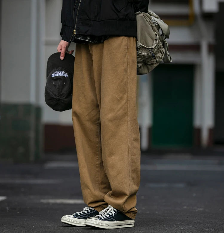 Relaxed Workwear Taper Pants-streetwear-techwear