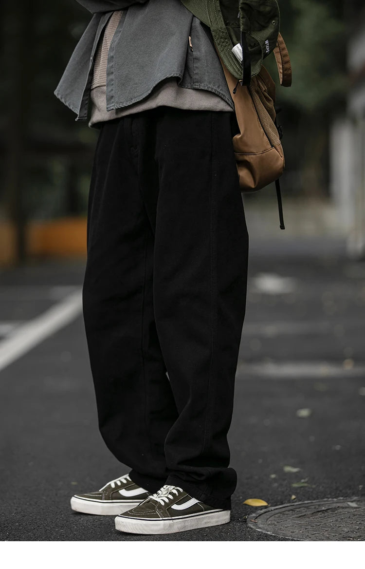 Relaxed Workwear Taper Pants-streetwear-techwear