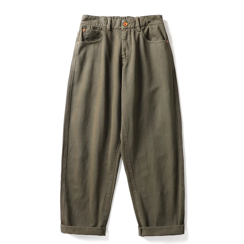 Relaxed Workwear Taper Pants-streetwear-techwear