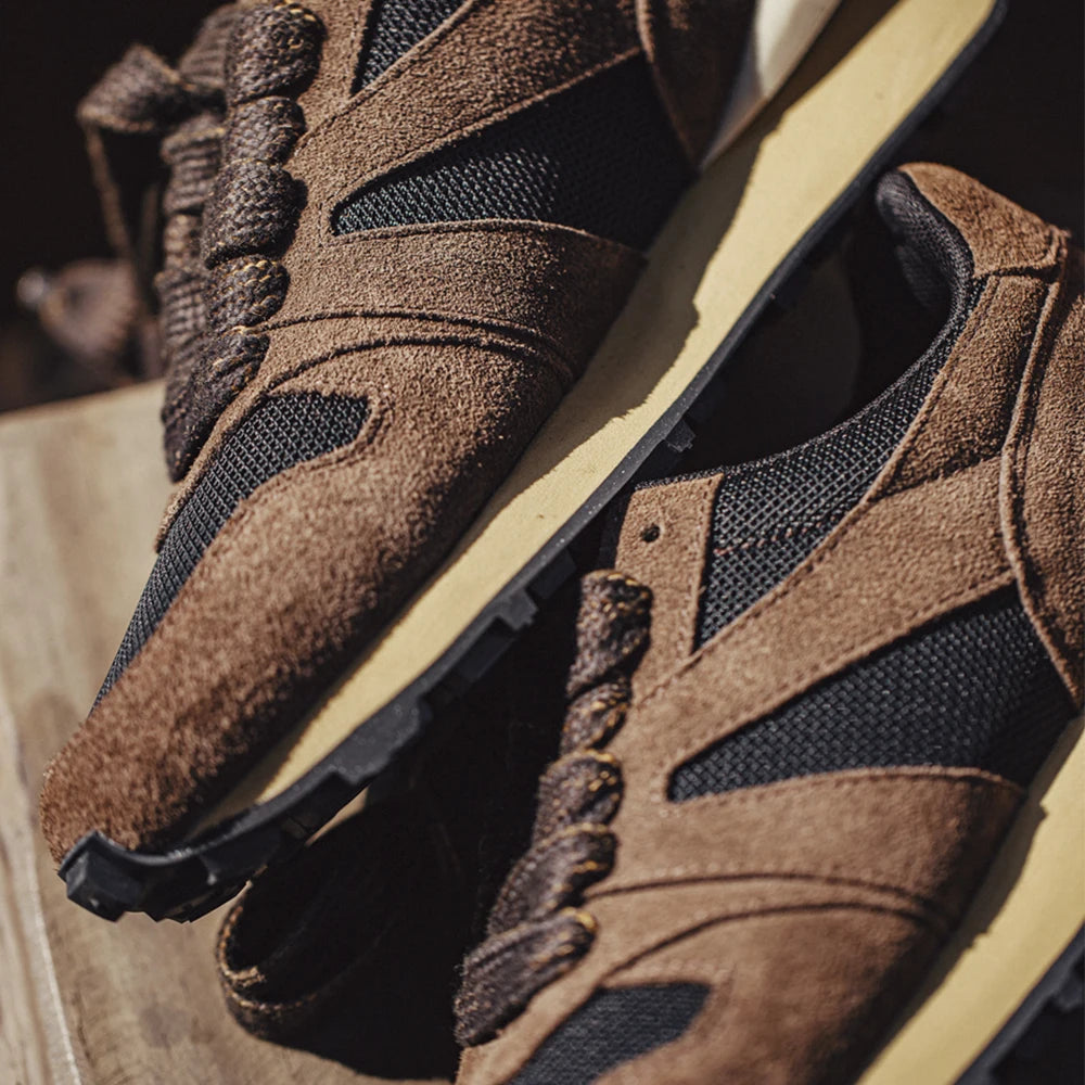 Retro Bumper Sneakers - Brown/Black-streetwear-techwear