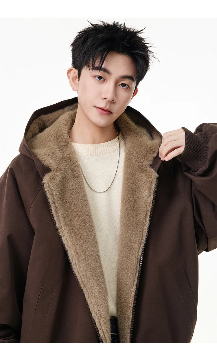 Reversible Teddy Fur Bomber-streetwear-techwear