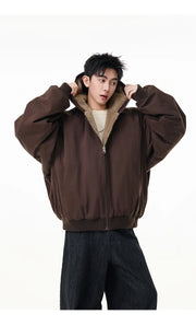 Reversible Teddy Fur Bomber-streetwear-techwear