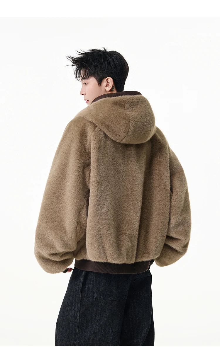 Reversible Teddy Fur Bomber-streetwear-techwear