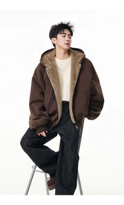 Reversible Teddy Fur Bomber-streetwear-techwear